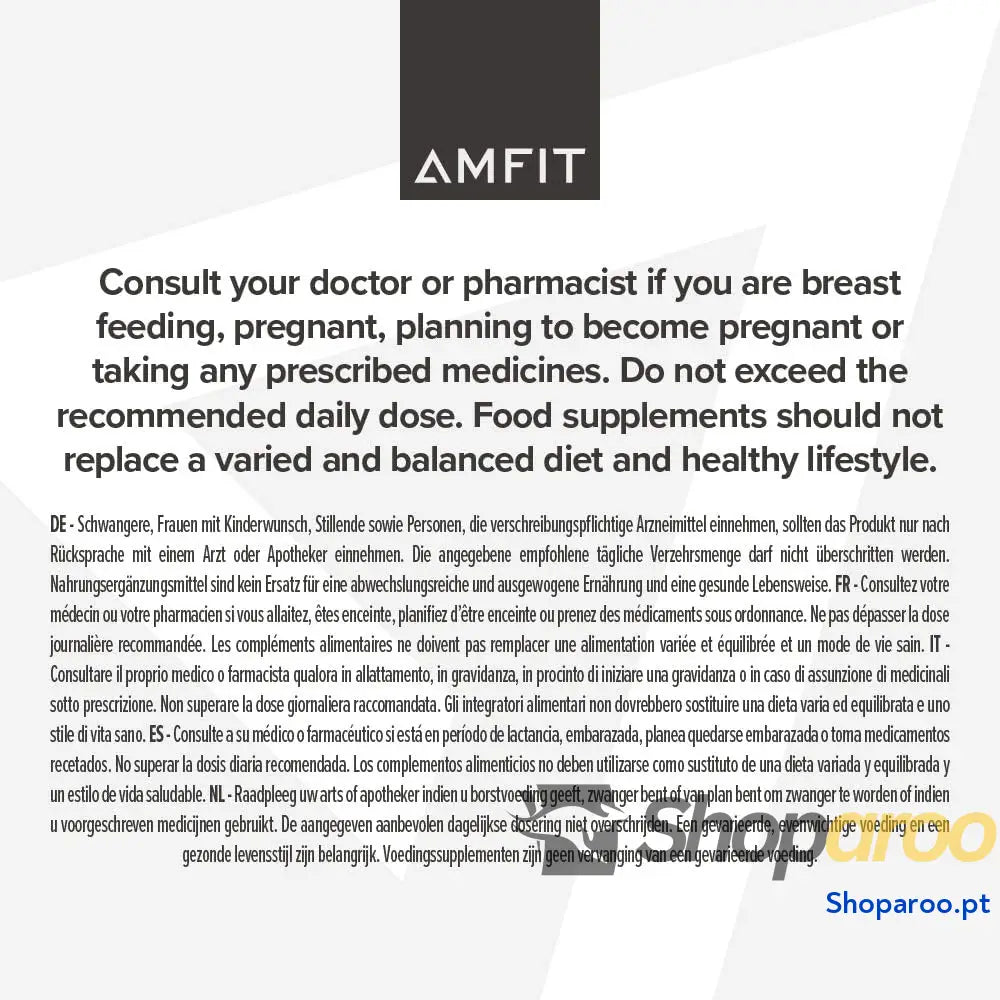 Amfit Nutrition Proteína de soro leite em pó chocolate 33 porções 1 kg (embalagem 1)