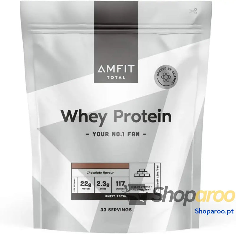 Amfit Nutrition Proteína de soro leite em pó chocolate 33 porções 1 kg (embalagem 1)