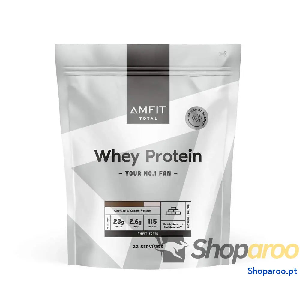 Amfit Nutrition Proteína de soro leite em pó chocolate 33 porções 1 kg (embalagem 1)