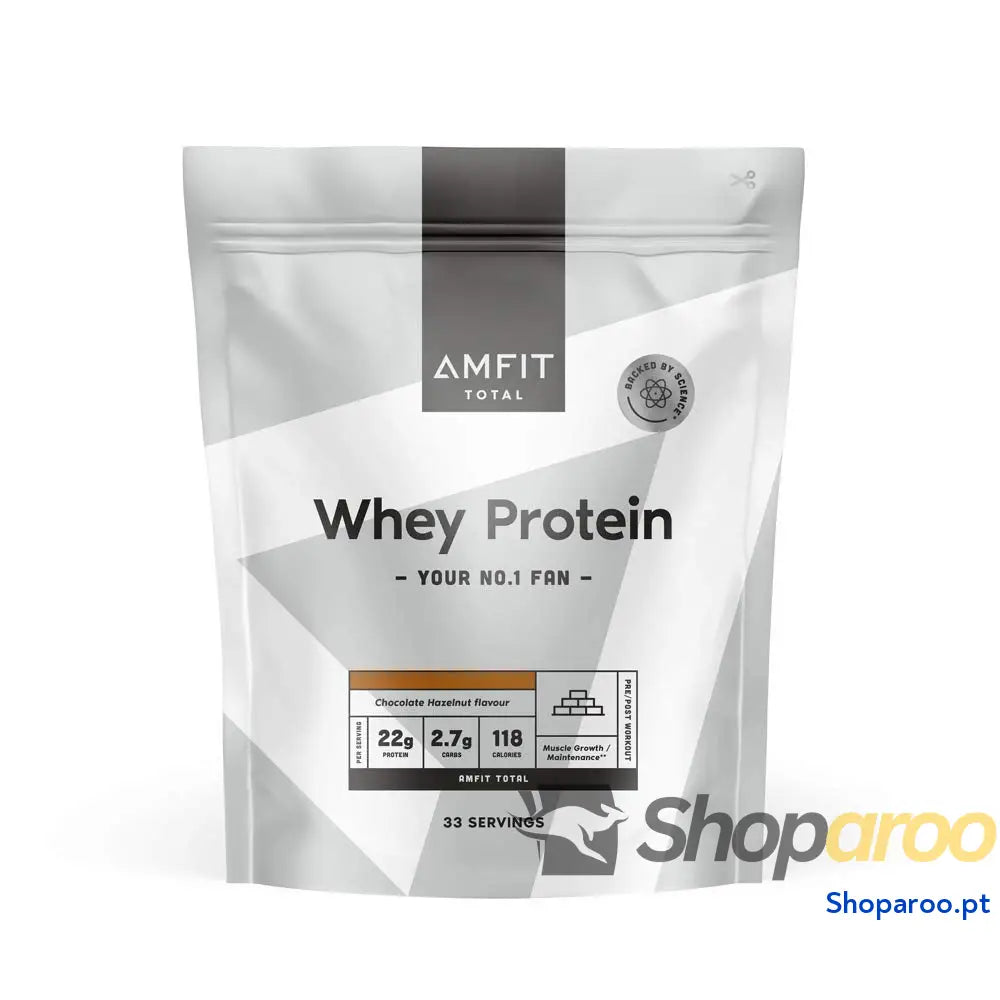 Amfit Nutrition Proteína de soro leite em pó chocolate 33 porções 1 kg (embalagem 1)