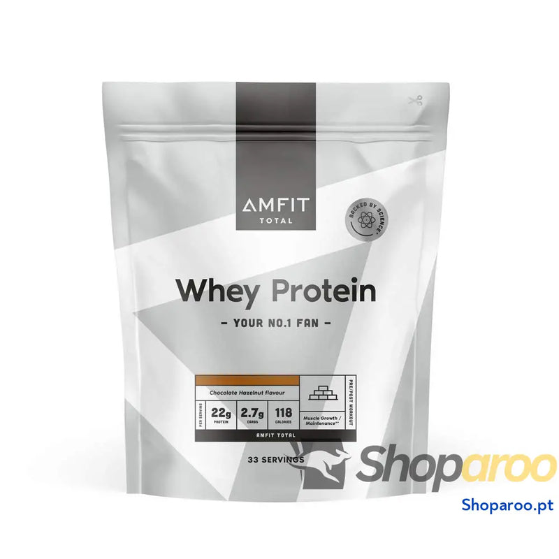 Amfit Nutrition Proteína de soro leite em pó chocolate 33 porções 1 kg (embalagem 1)