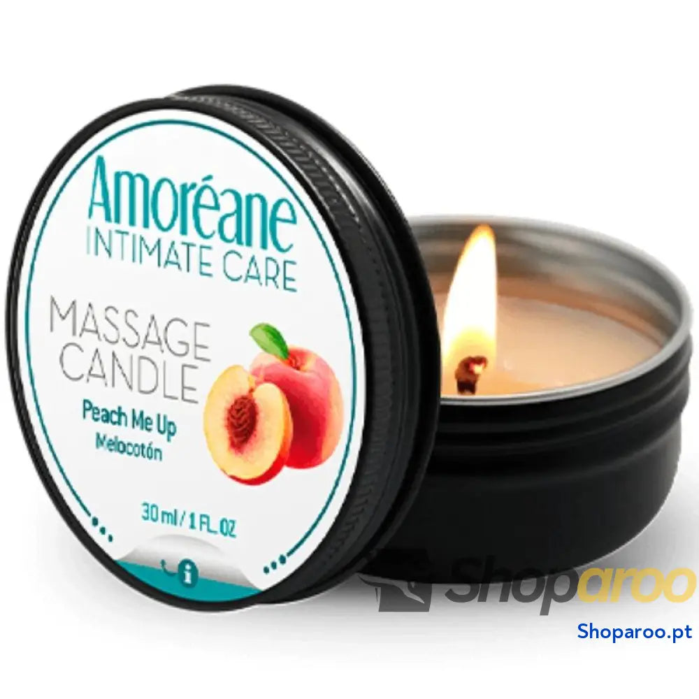 AMOREANE VELA DE MASSAGEM PÊSSEGO 30 ML