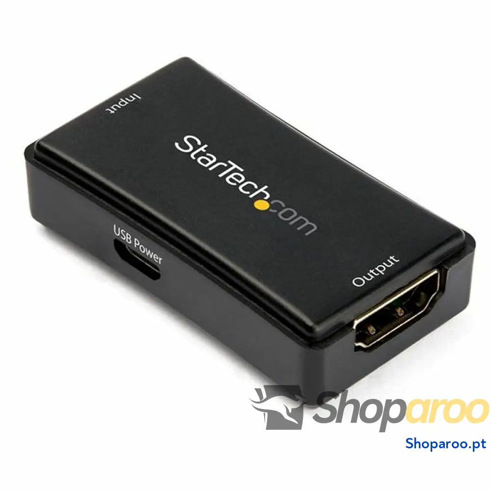 Amplificador HDMI Startech HDBOOST4K2 Preto
