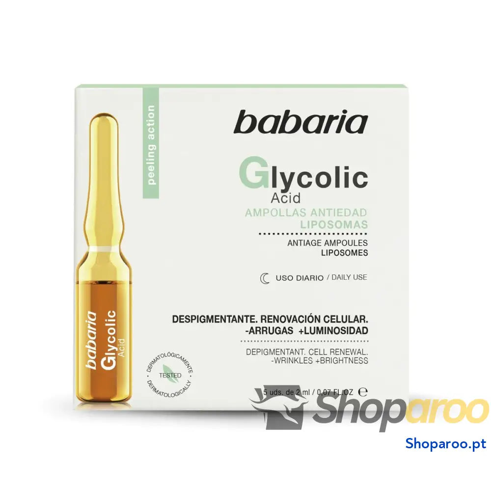 Ampolas Babaria Ácido glicólico (5 x 2 ml)