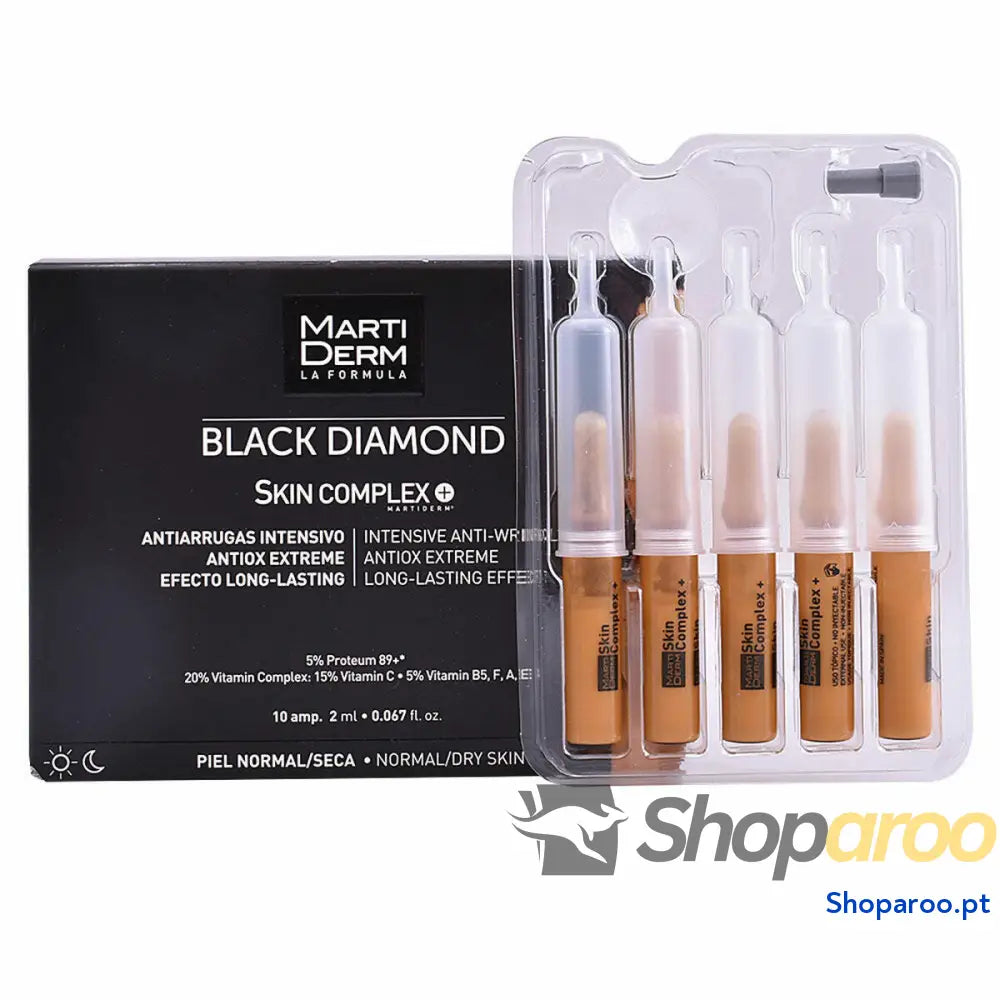 Ampolas Martiderm Black Diamond Antirrugas (10 x 2 ml)