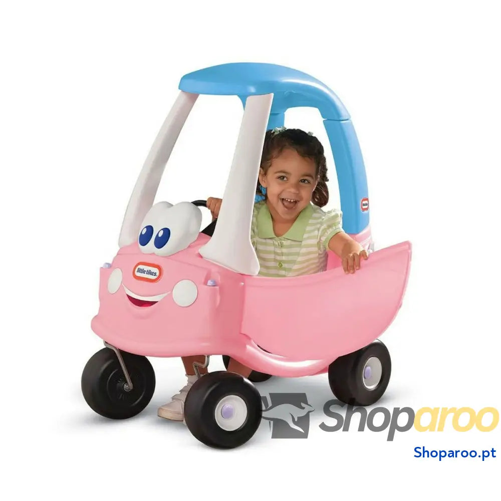 Andarilho com rodas Little Tikes Cozy Princess 72 x 44 x 84 cm Azul Cor de Rosa