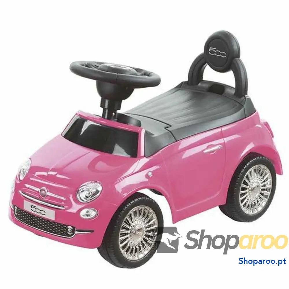 Andarilho RIDE ON CAR FIAT 500 PINK Cor de Rosa