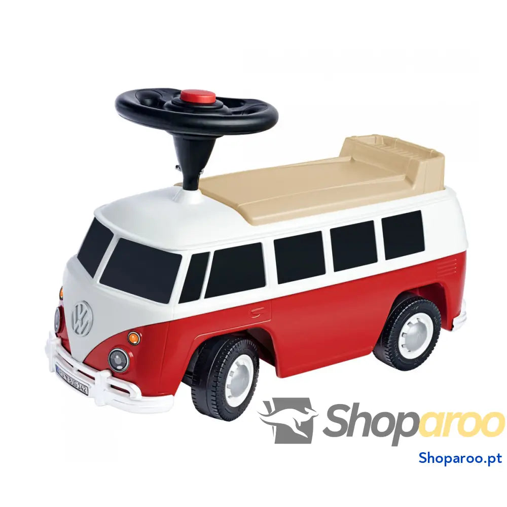 Andarilho Smoby Volkswagen Van Preto Vermelho