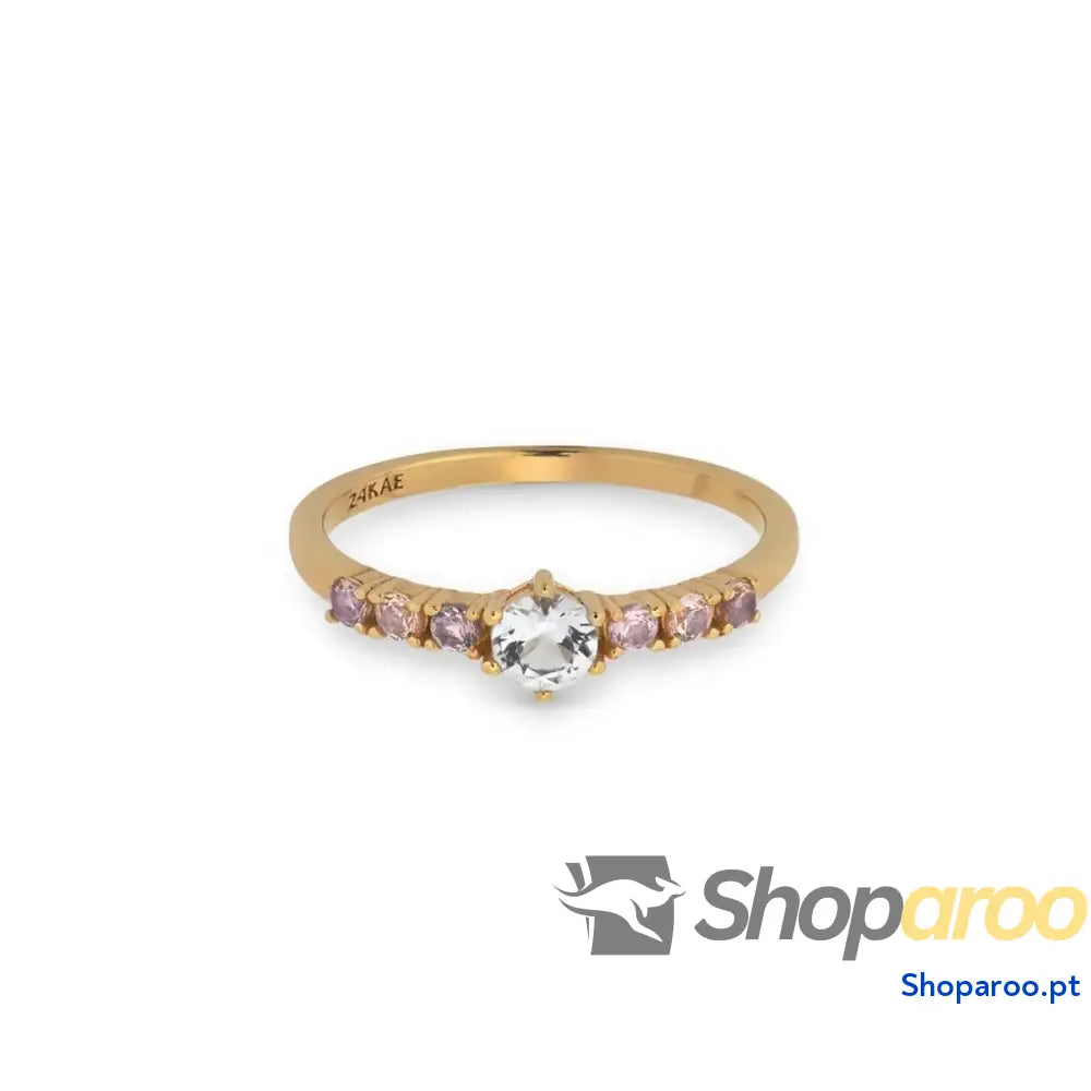 Anel feminino 24KAE 12401Y/48 8 Dourado