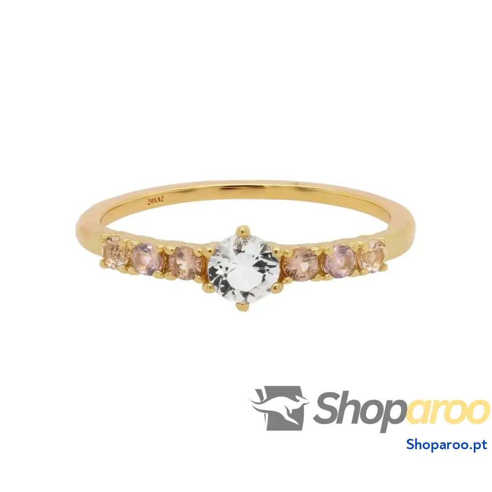 Anel feminino 24KAE 12401Y/56 16 Dourado