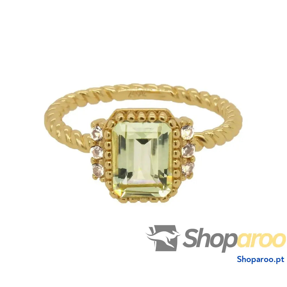 Anel feminino 24KAE 12402Y/54 14 Dourado