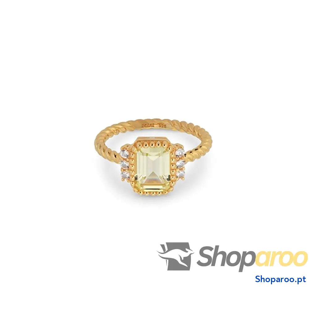 Anel feminino 24KAE 12402Y/58 18 Dourado