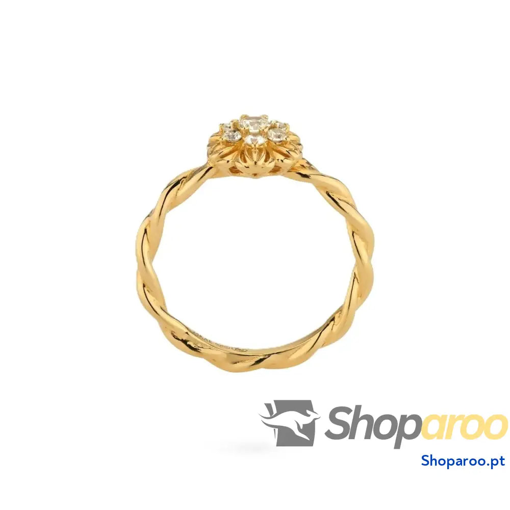 Anel feminino 24KAE 124108Y/56 Dourado 16