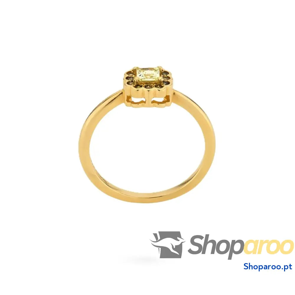 Anel feminino 24KAE 124109Y/50 10 Dourado