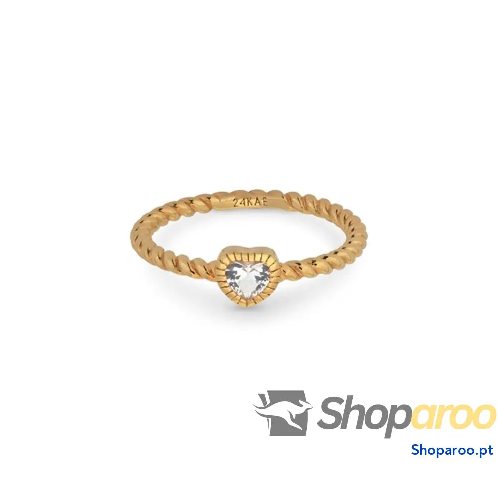 Anel feminino 24KAE 12417Y/56 16 Dourado