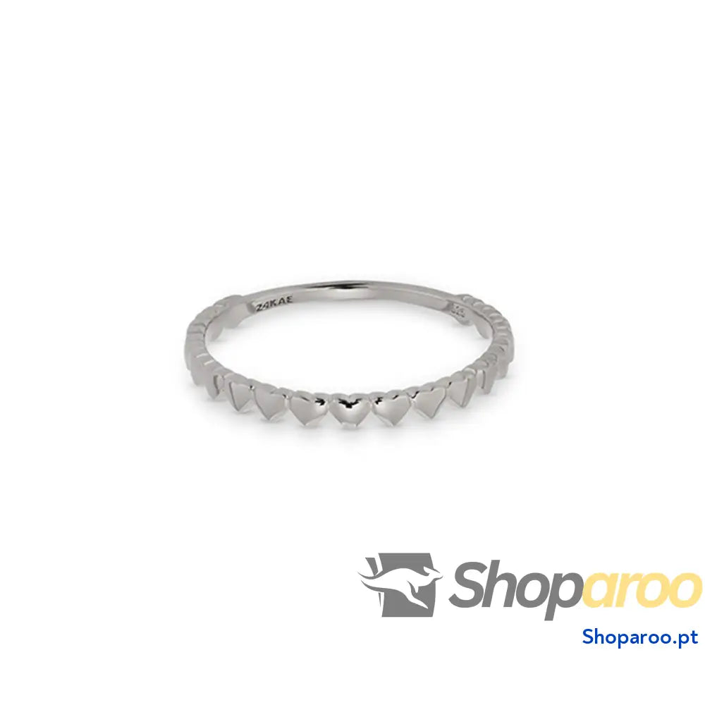 Anel feminino 24KAE 12418S/58 18 Prateado