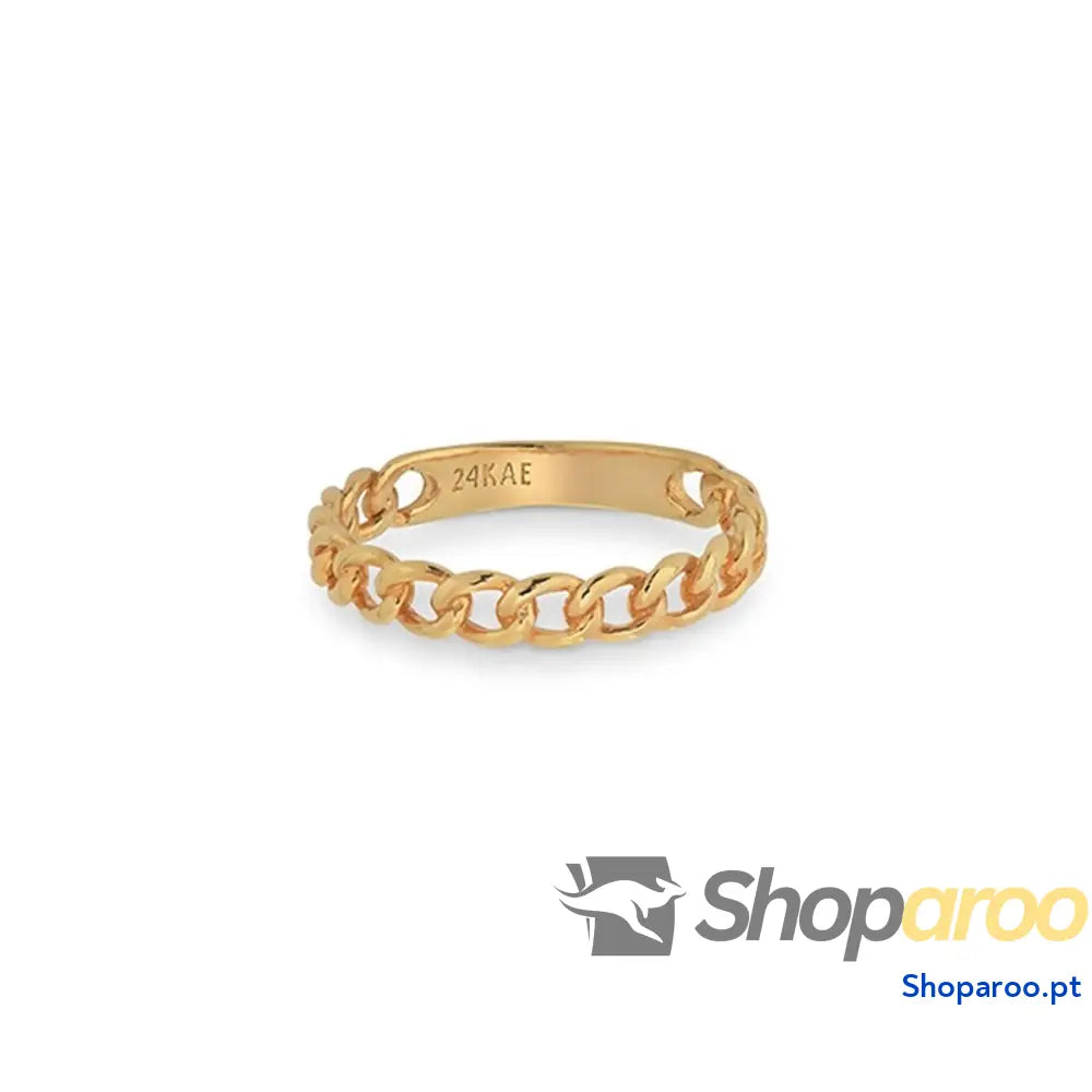 Anel feminino 24KAE 12421Y/56 16 Dourado