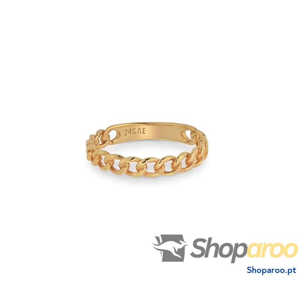 Anel feminino 24KAE 12421Y/60 20 Dourado