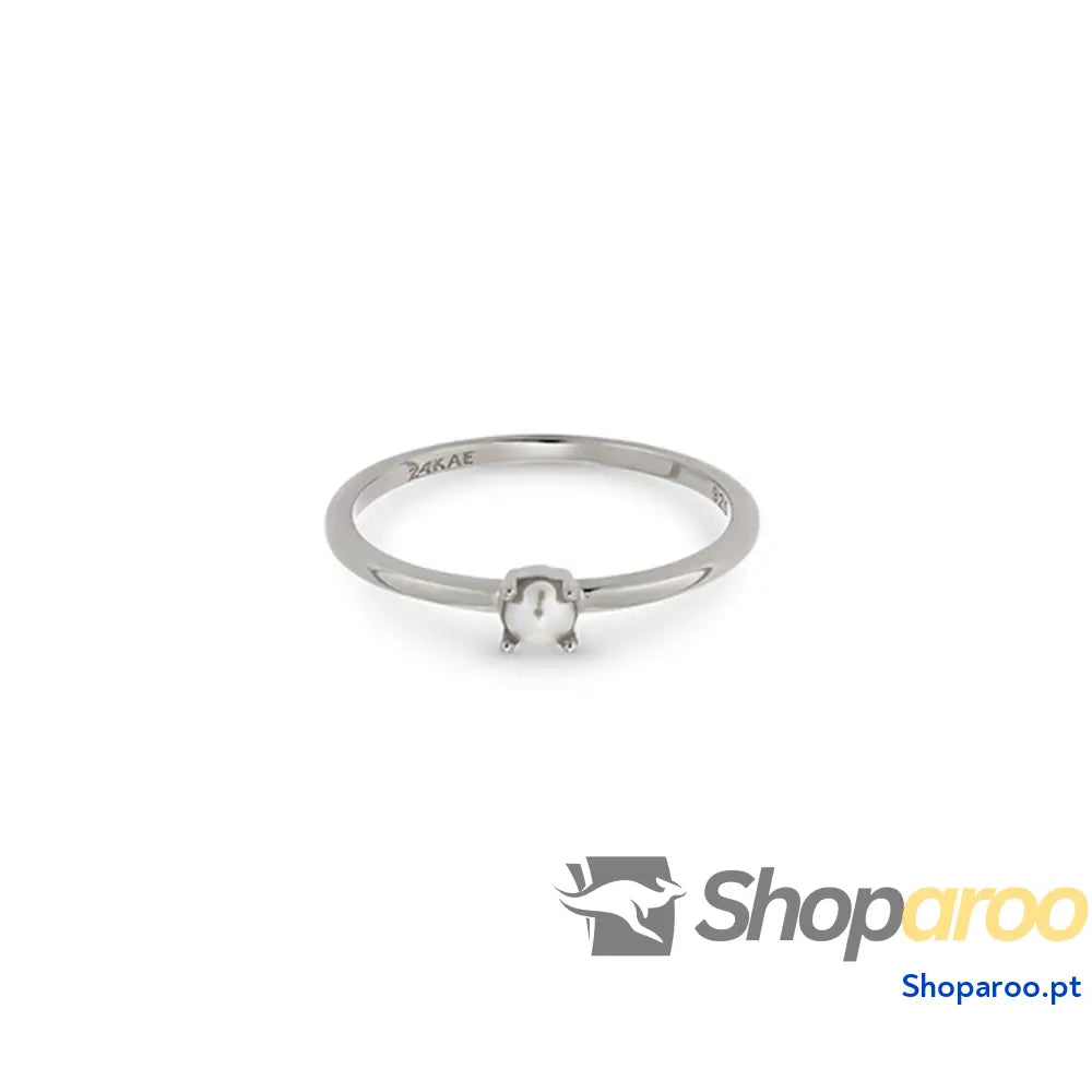Anel feminino 24KAE 12424S/56 16 Prateado