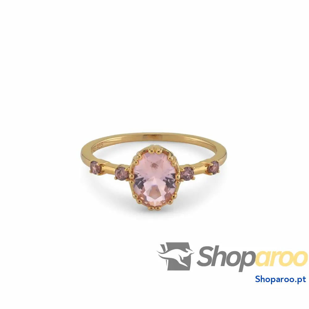 Anel feminino 24KAE 12433Y/56 16 Dourado
