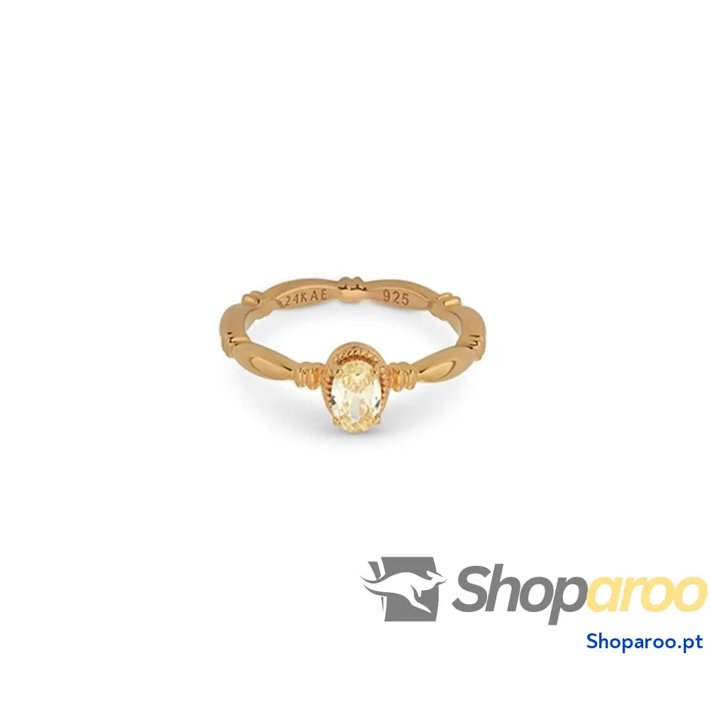 Anel feminino 24KAE 12441Y/54 Dourado 14