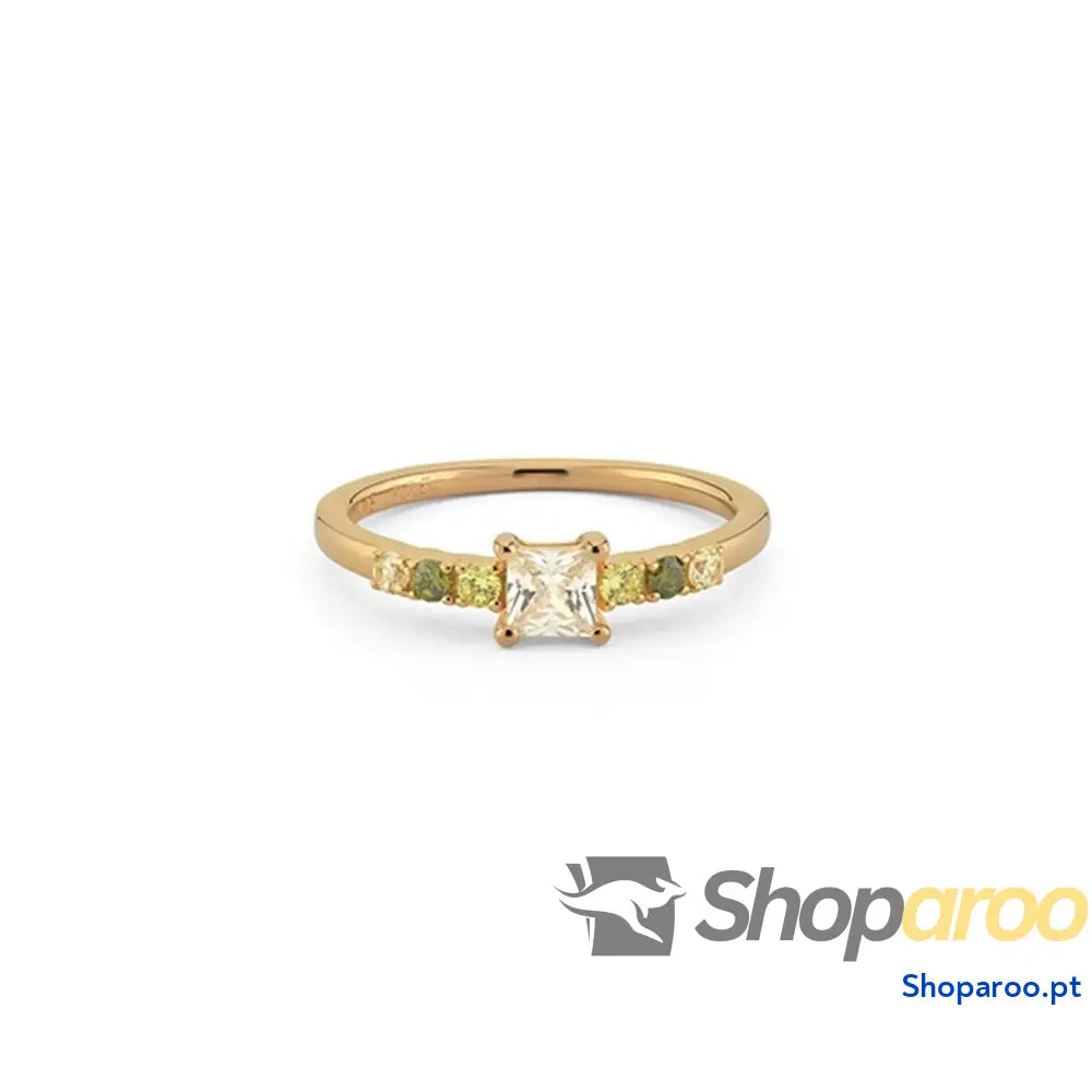 Anel feminino 24KAE 12446Y/52 12 Dourado