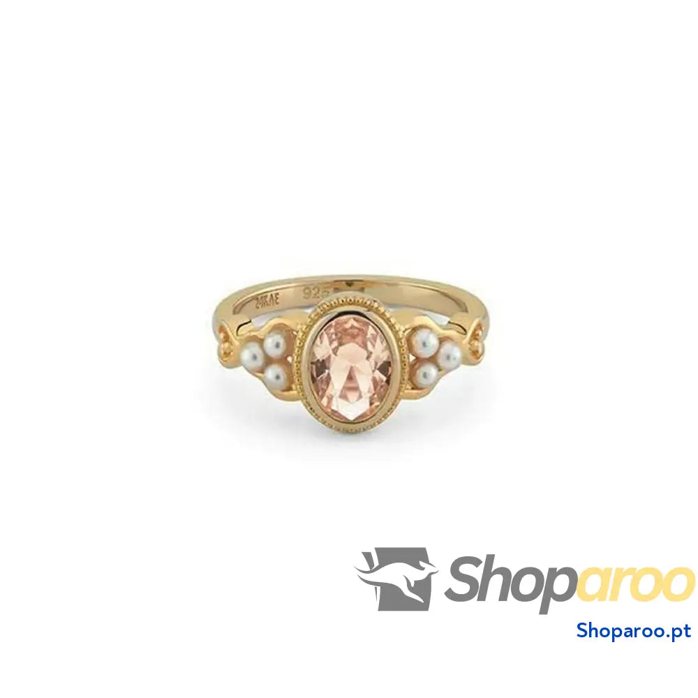 Anel feminino 24KAE 12450Y/52 12 Dourado