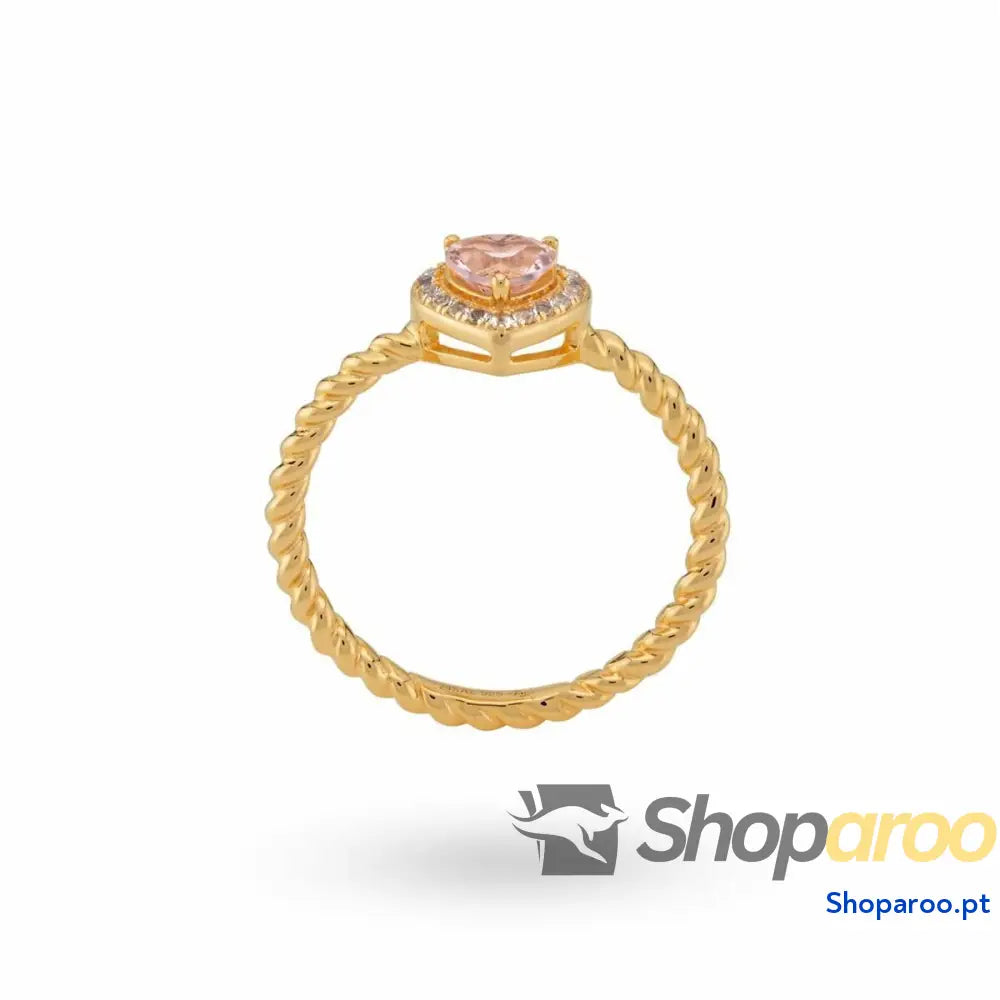 Anel feminino 24KAE 12469Y/56 16 Dourado