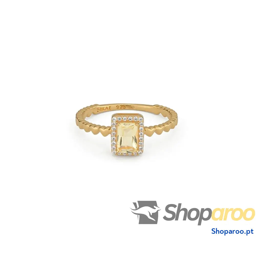 Anel feminino 24KAE 12472Y/60 Dourado