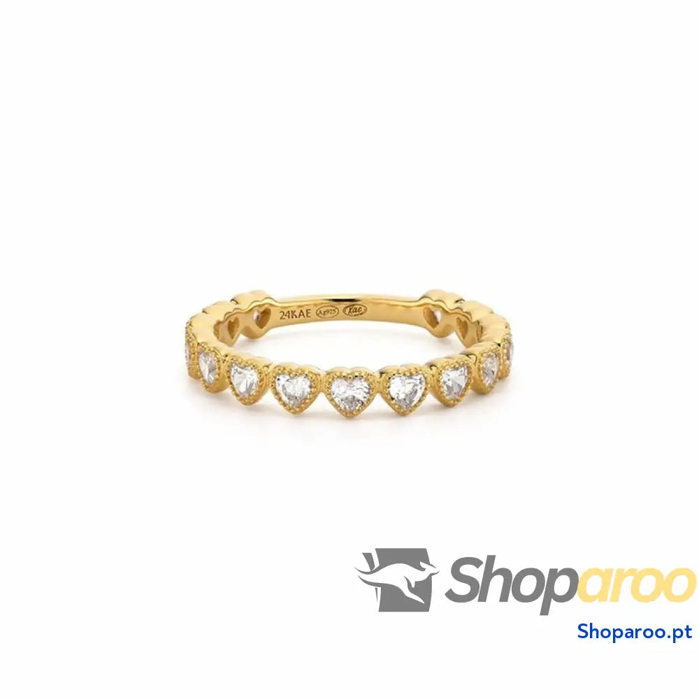 Anel feminino 24KAE 12492Y/56 16 Dourado