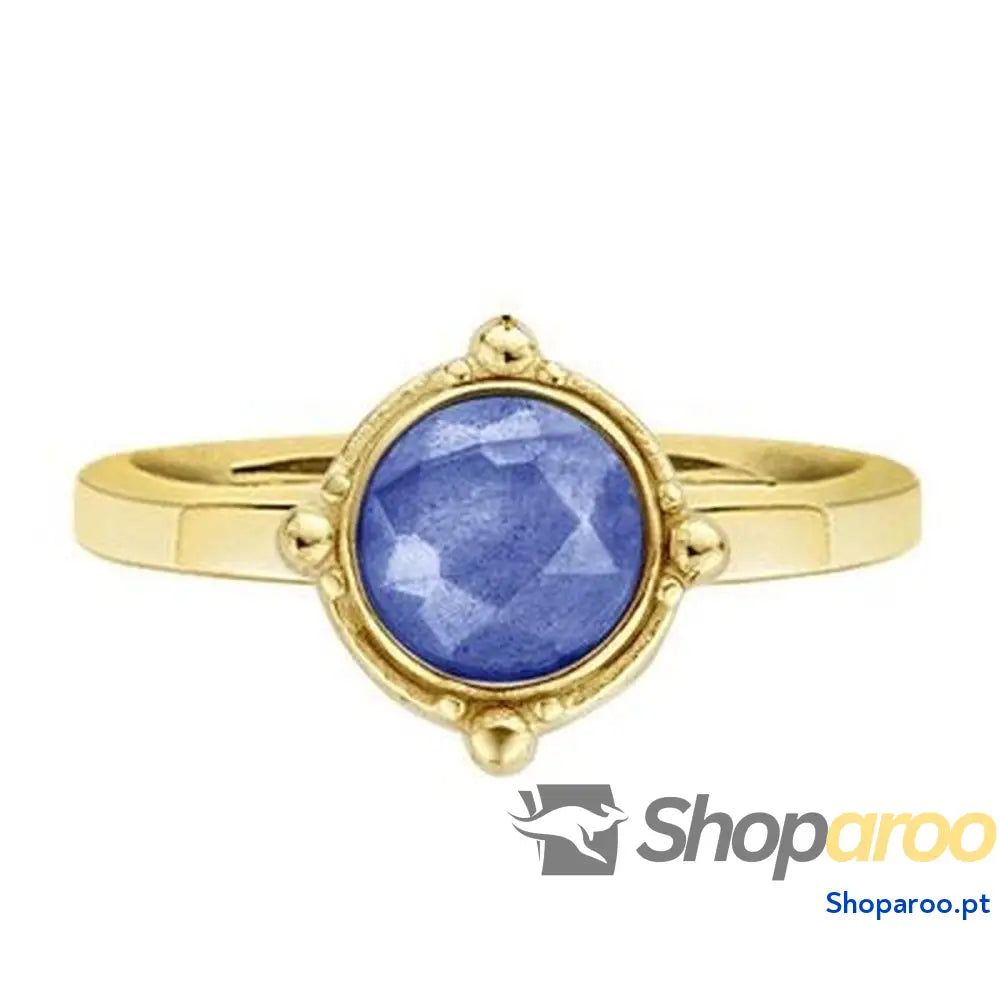 Anel feminino CO88 Collection 8CR-10020 Dourado Azul 20