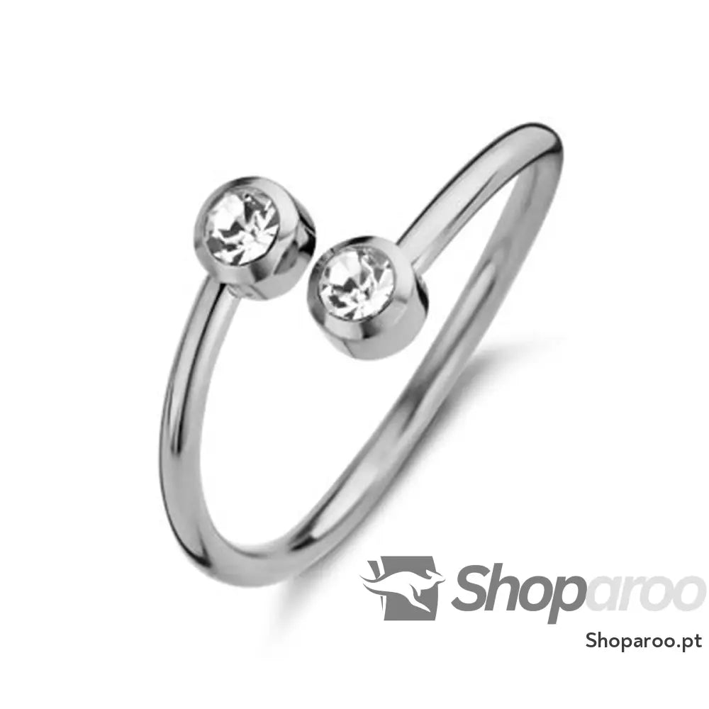 Anel feminino CO88 Collection 8CR-10024-54 Prateado 14