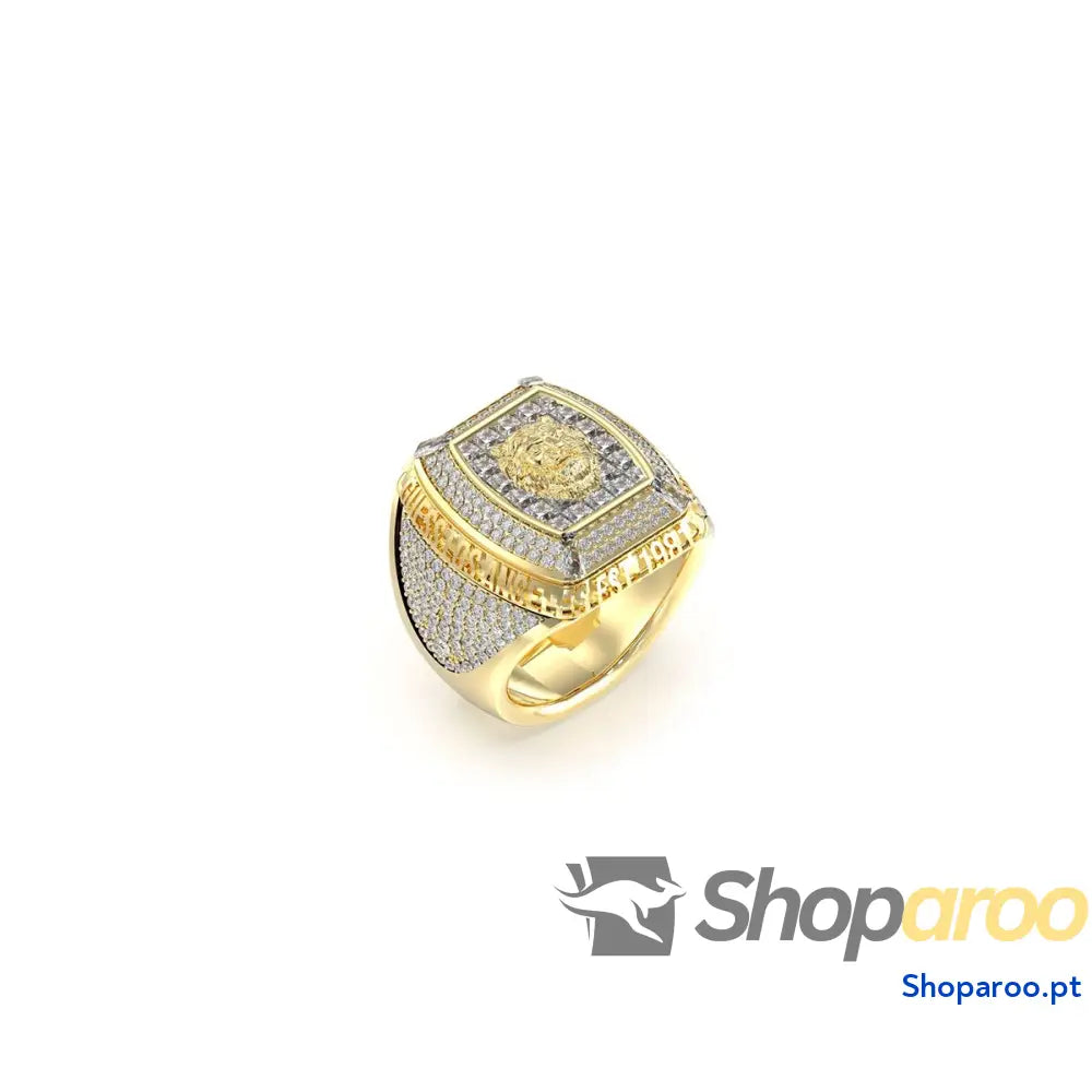 Anel masculino Guess JUMR05002JWYG64 Dourado