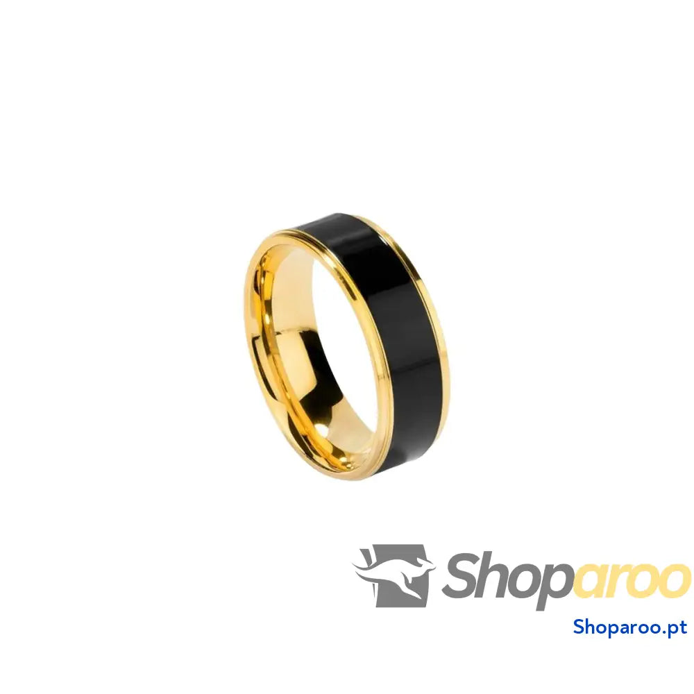 Anel masculino Radiant RH000137-22 22 Preto Dourado