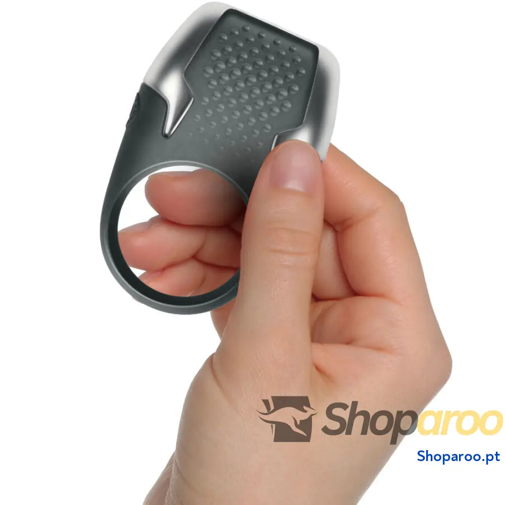 ANEL VIBRATÓRIO PARA PÉNIS TYRO COM LUZES DE LED