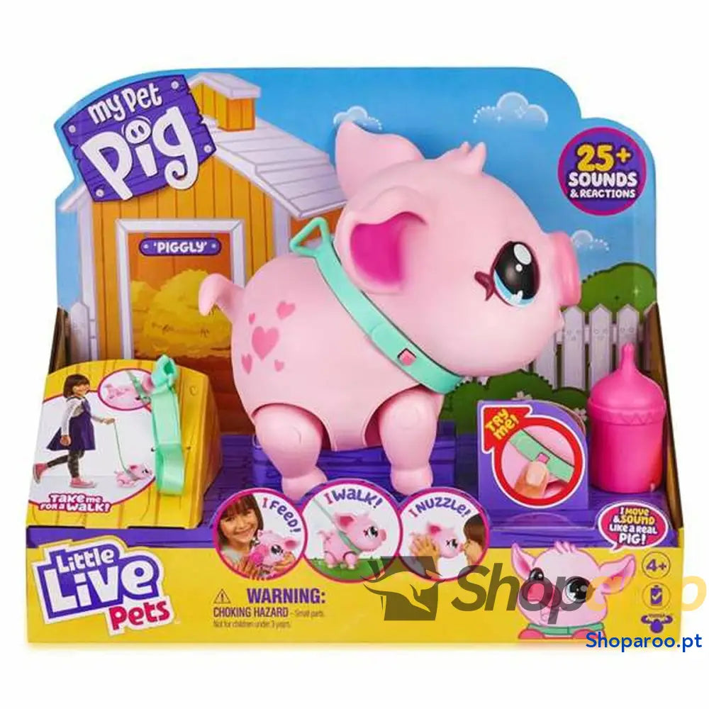 Animal de Estimação Interativo Famosa My Little Pig Pet