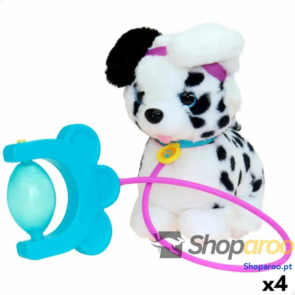 Animal de Peluche Eolo Sprint Cão 19 x 21,5 13 cm (4 Unidades)
