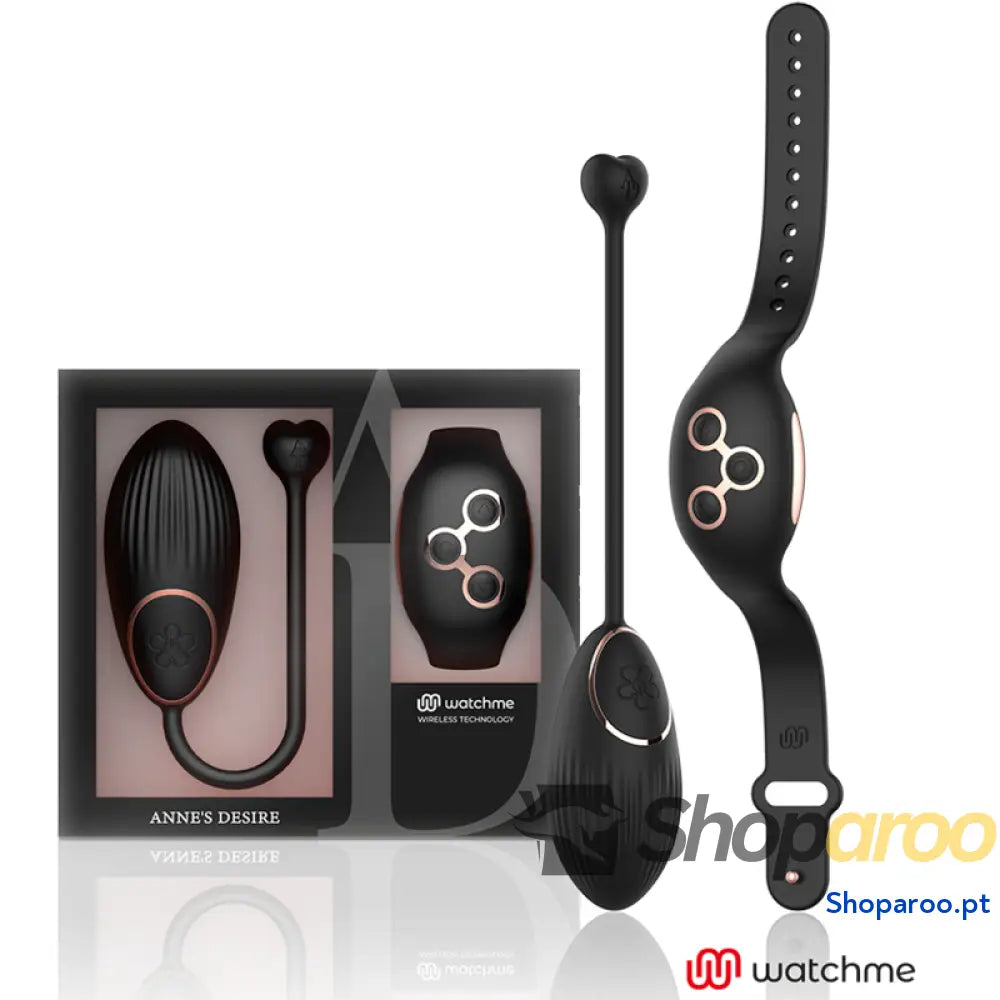 ANNES DESIRE - EGG TECNOLOGIA DE CONTROLE REMOTO WATCHME PRETO/OURO