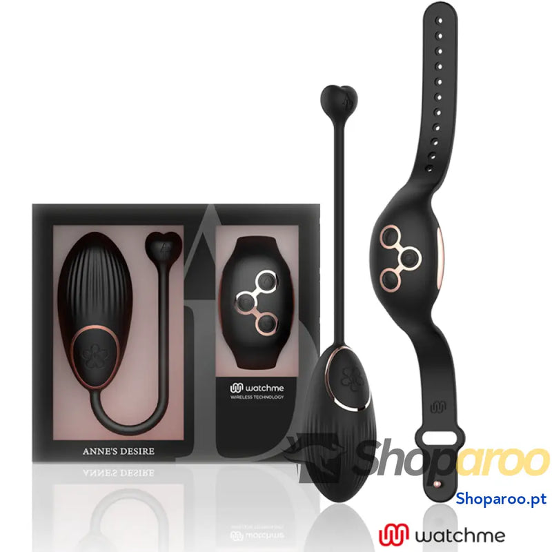 ANNES DESIRE - EGG TECNOLOGIA DE CONTROLE REMOTO WATCHME PRETO/OURO