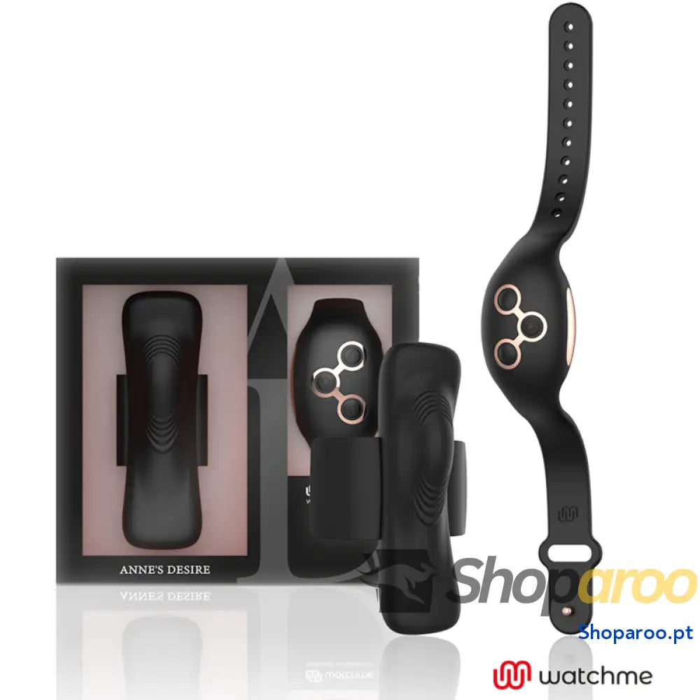 ANNES DESIRE - PANTY PLEASURE TECNOLOG A WATCHME PRETO/OURO