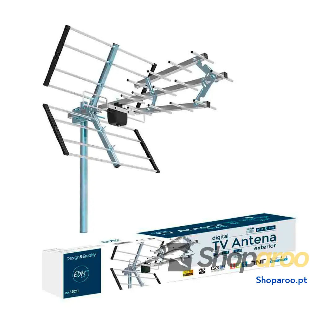 Antena de TV EDM 52021 470-694 Mhz UHF