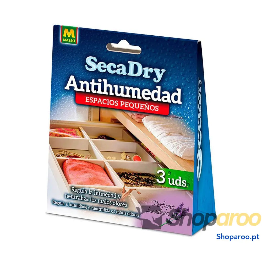 Anti humidade Massó Secadry 30 g Gel Sacos 3 Peças