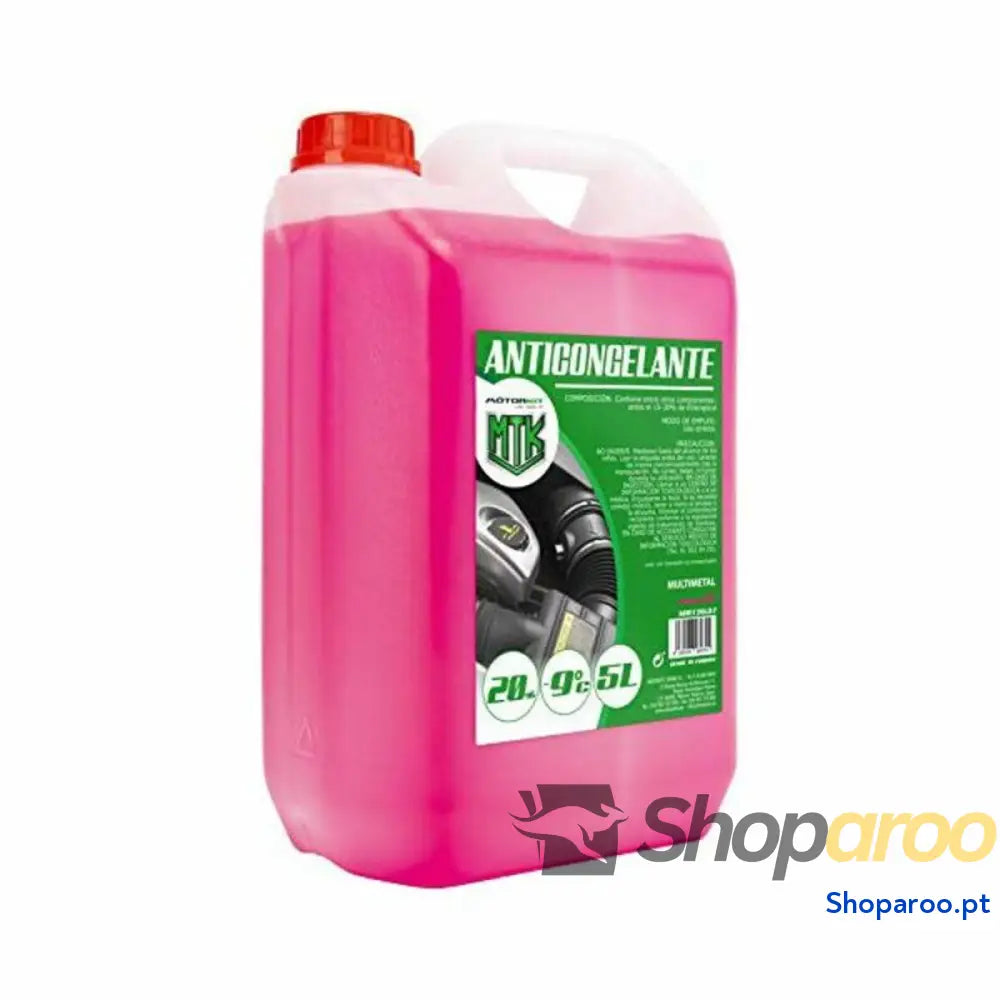 Anticongelante Motorkit -9º 20% Cor de Rosa (5 L)