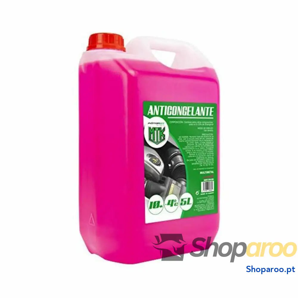 Anticongelante Motorkit MOT3535 -4º 10% Cor de Rosa (5 L)