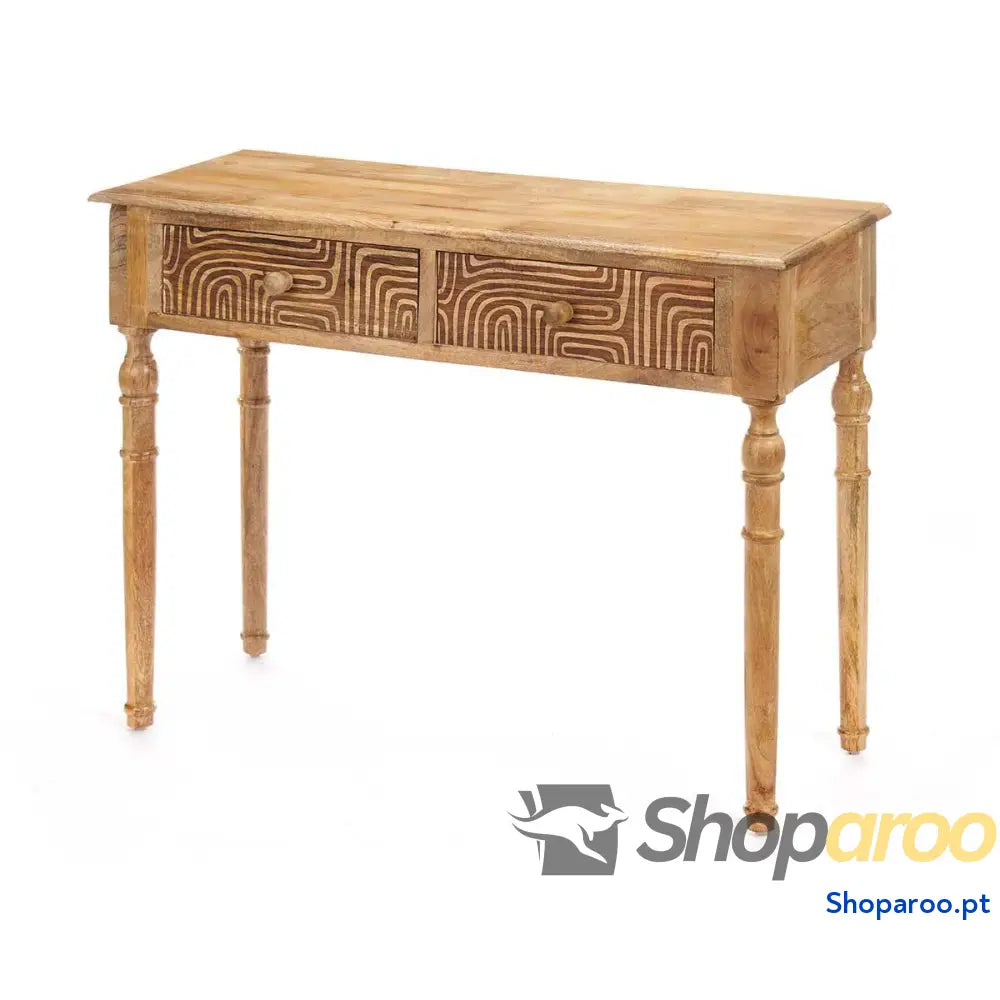 Aparador com 2 Gavetas Gift Decor 40 Castanho 98 x 77 42 cm Curva