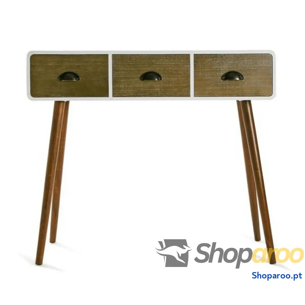 Aparador com 3 Gavetas Versa 30 x 80,5 90 cm 0,3 0,805 0,9 Branco