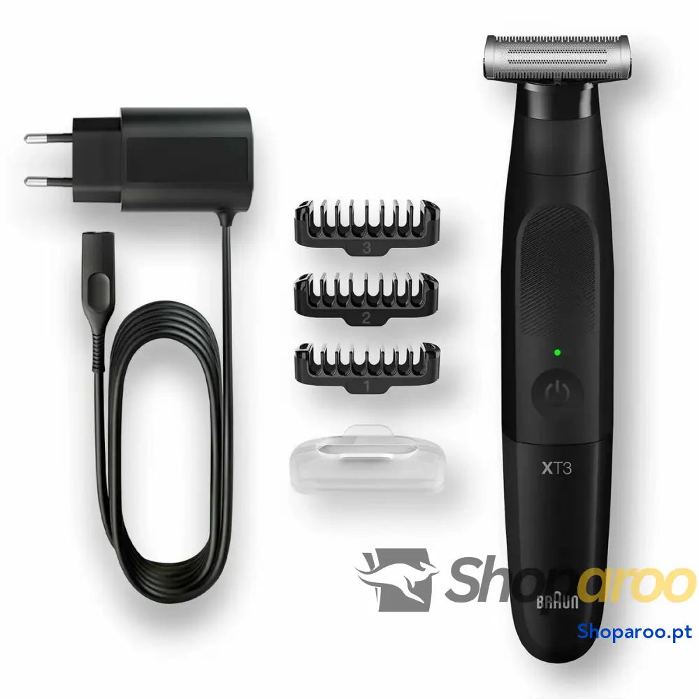 Aparador de Cabelo-Máquina de Barbear Braun XT3100 (3 Unidades)