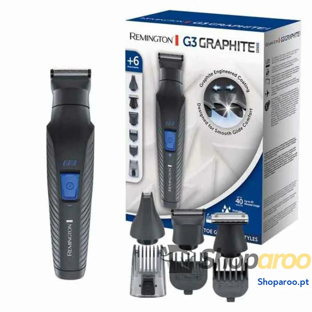 Aparador de Cabelo-Máquina de Barbear Remington Graphite Series PG3000