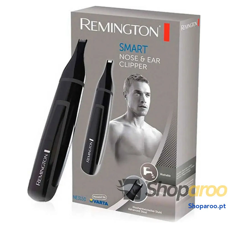 Aparador de pelos para nariz e orelha Remington Preto
