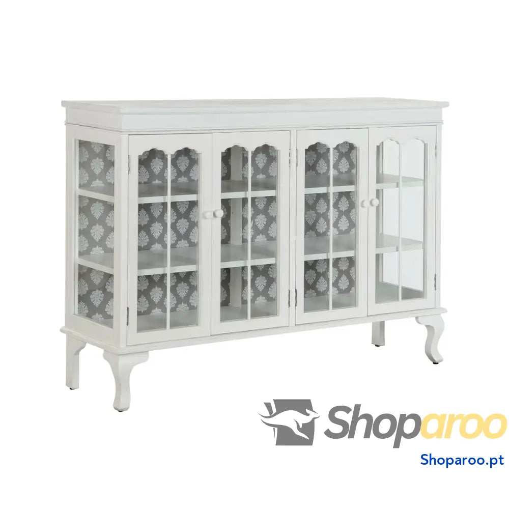 Aparador DKD Home Decor Branco Cristal Abeto 142,5 x 40,5 101,5 cm